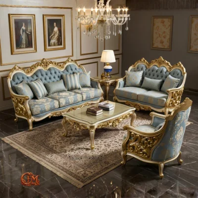 Chinioti Furniture Sofa Set Design S1 Royal Victoria Baroque