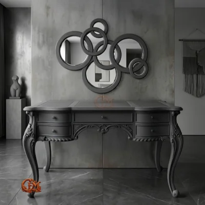 Chinioti Furniture Console Table C8 Modern Matte Black Luxury